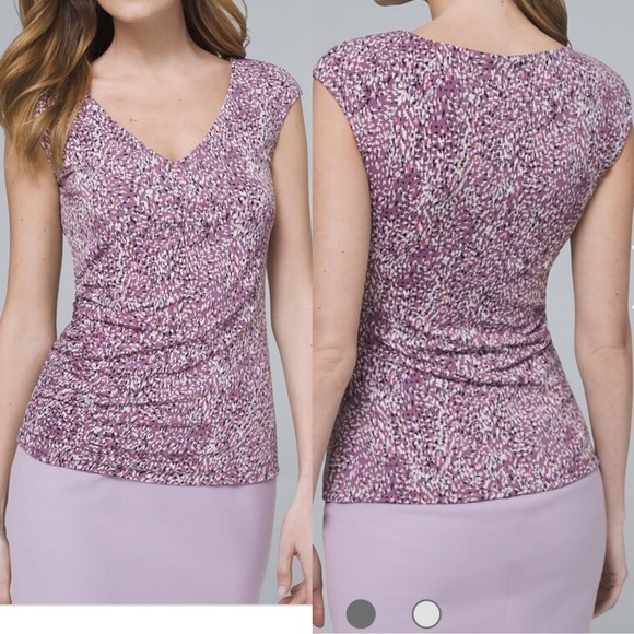 BNWOT WHBM Shirred Top - Picture 7 of 7